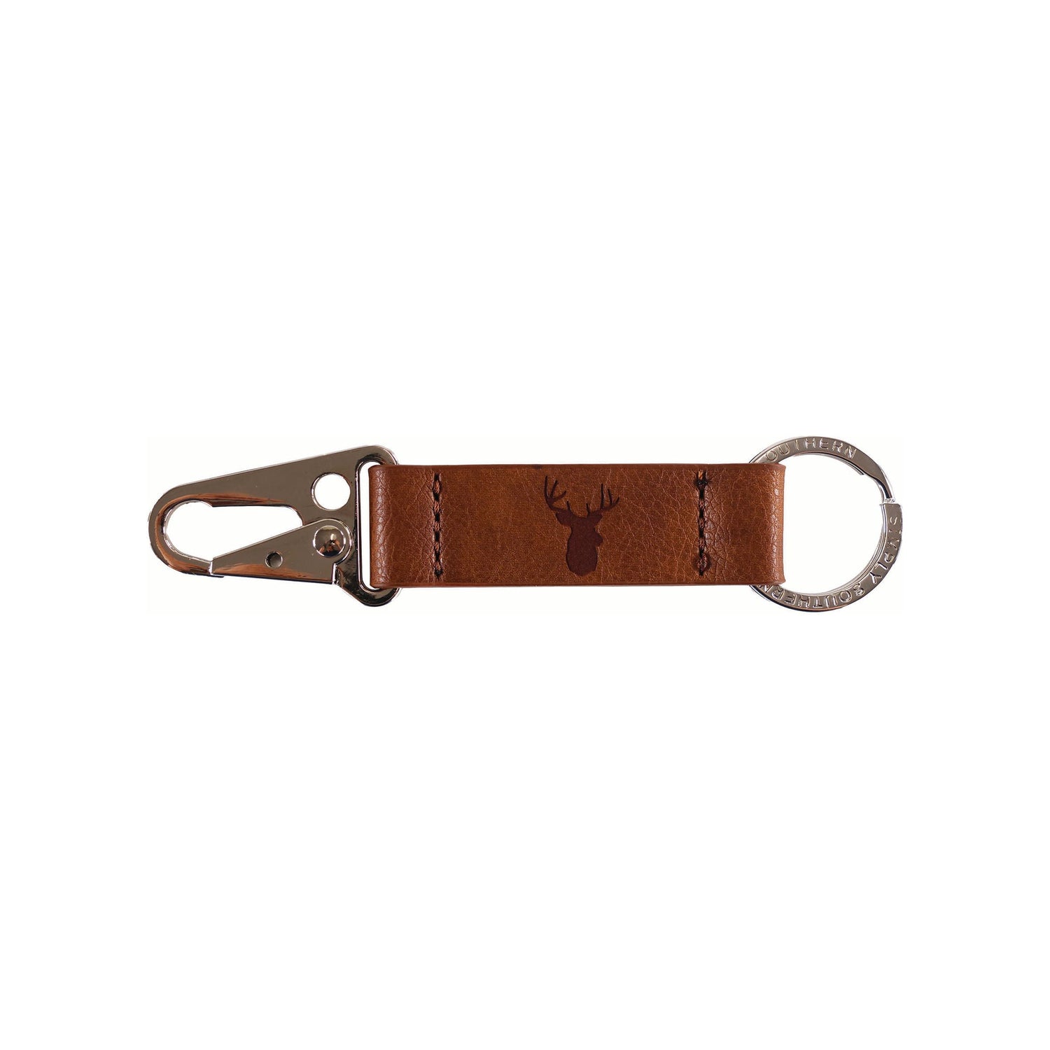 Men Leather Keychain - Simply Southern