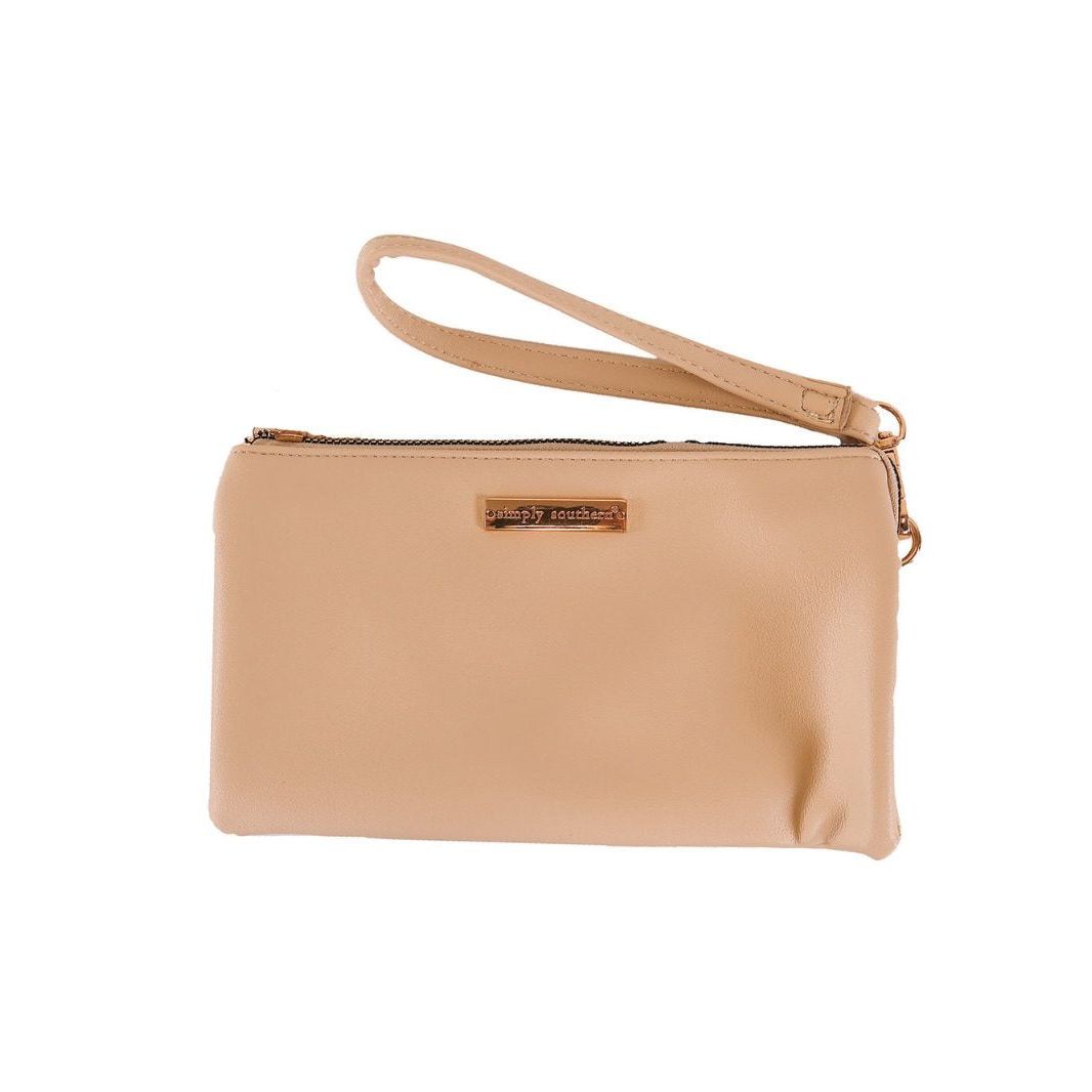 Cream Leather Bag Crossbody - Simply Southern