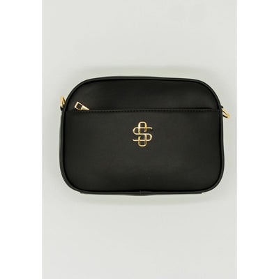 Ibza Leather Clutch Crossbody Black - Simply Southern
