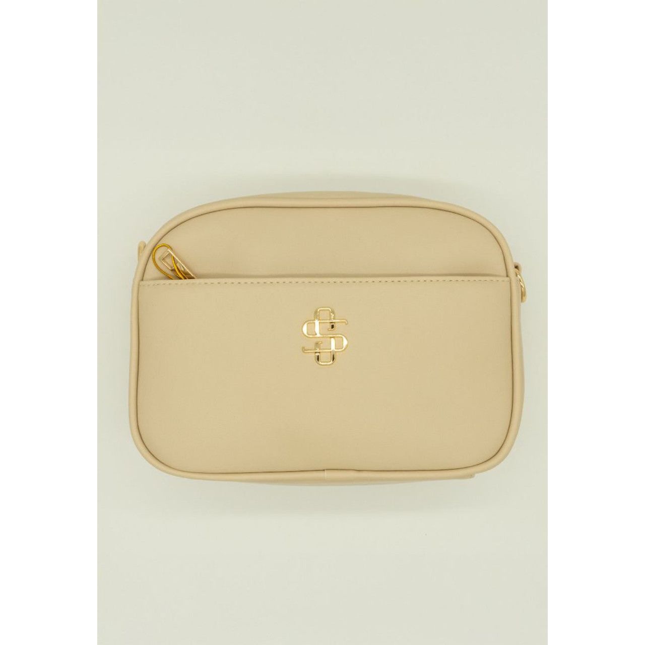 Ibza Leather Clutch Crossbody Ivory- Simply Southern