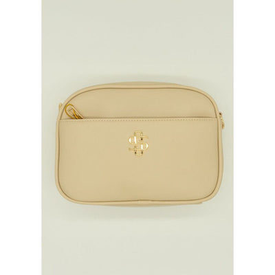 Ibza Leather Clutch Crossbody Ivory- Simply Southern