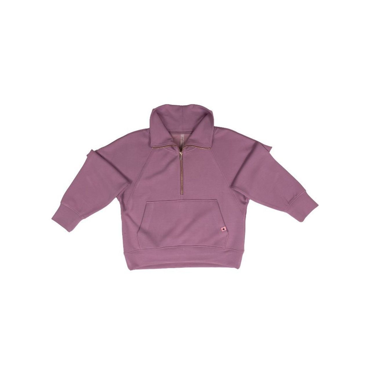 Simply Southern Grape Cropped 1/2 Zip Pullover