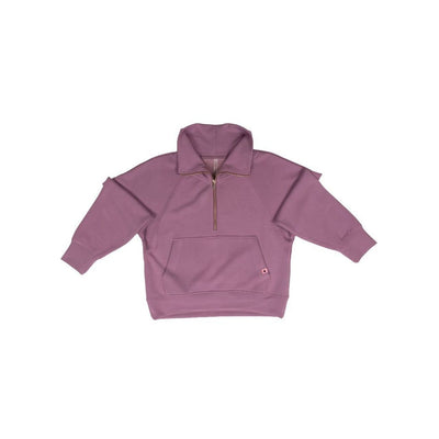 Simply Southern Grape Cropped 1/2 Zip Pullover