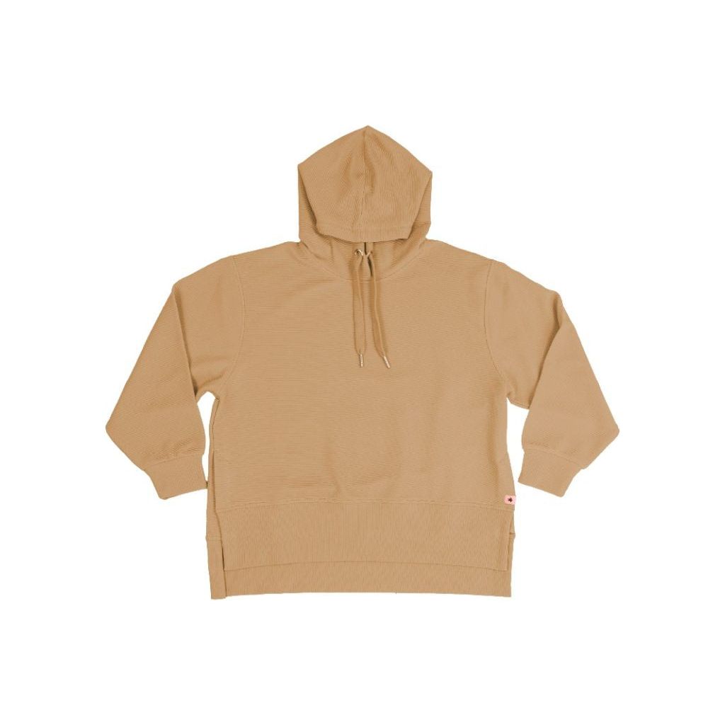 Latte -  Simply Southern Ribbed Hoodie