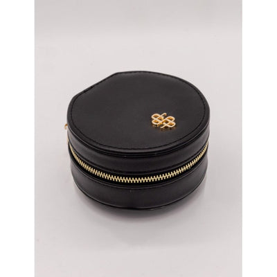 Miami Leather Jewelry Box- Black- Simply Southern