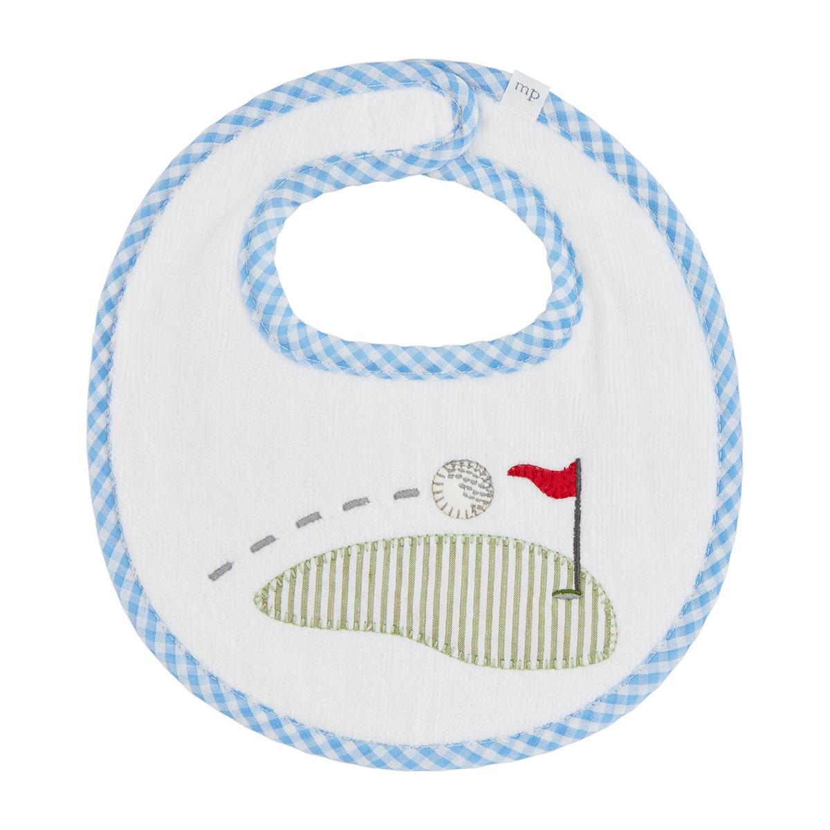 Golf Flag Terry Bib - Mud Pie