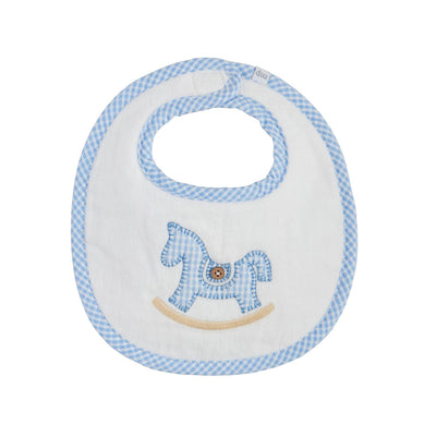 Rocking Horse Terry Bib - Mud Pie