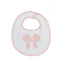Pink Boucle Terry Bib - Mud Pie