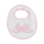 Pink Gingham Terry Bib - Mud Pie