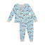 Blue Cow Pajama Set - Mud Pie
