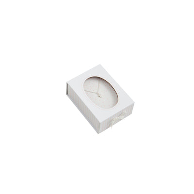 Silver Boxed Cross Necklace - Mud Pie