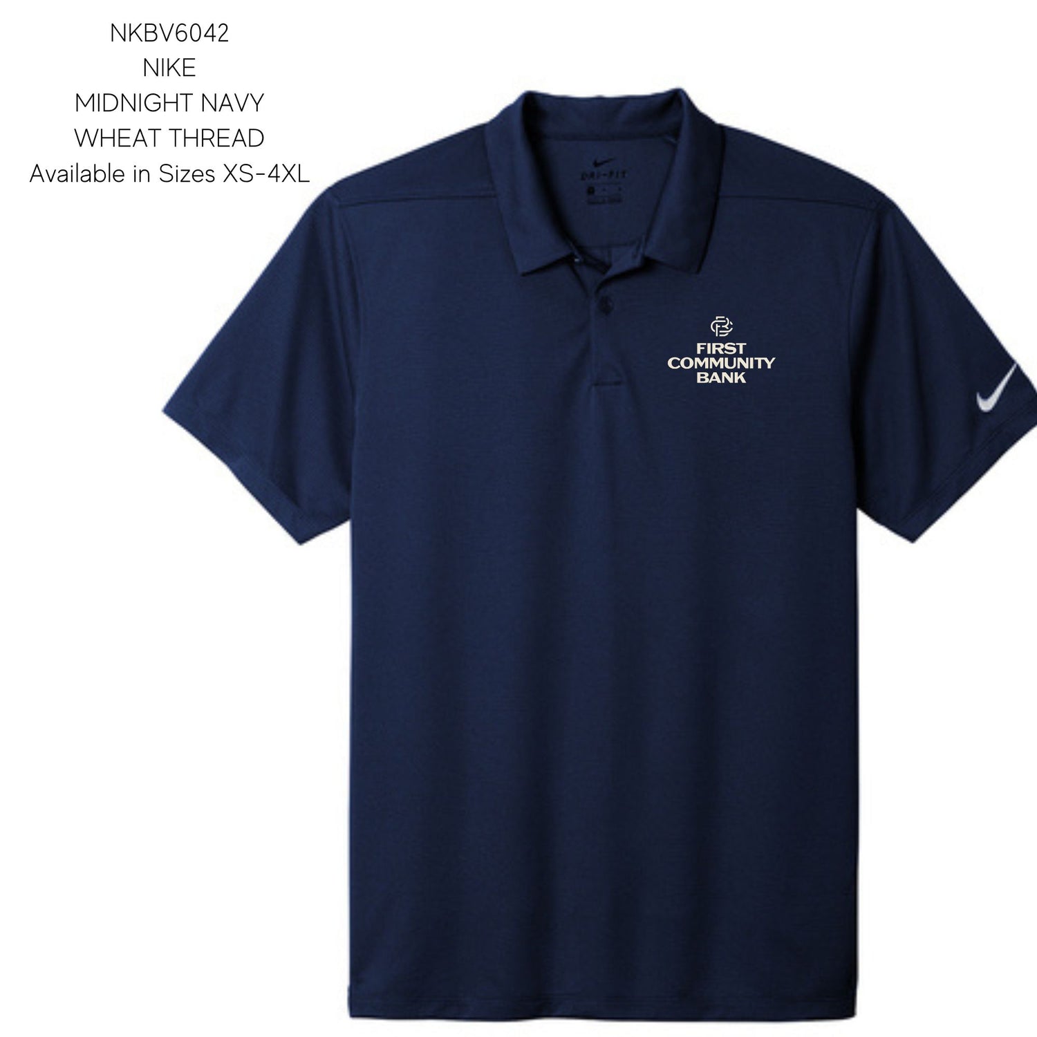 FCB Men's Nike Polo Navy