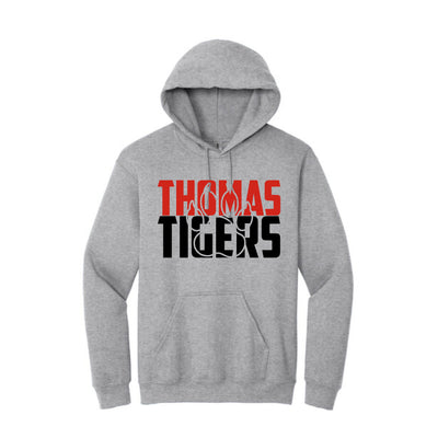 Thomas Tigers Paw Print Cutout Hoodie (Other Shirt Styles Available)
