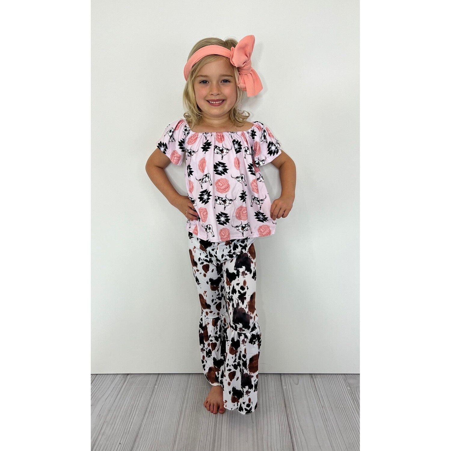 Rose Steer Girls Set