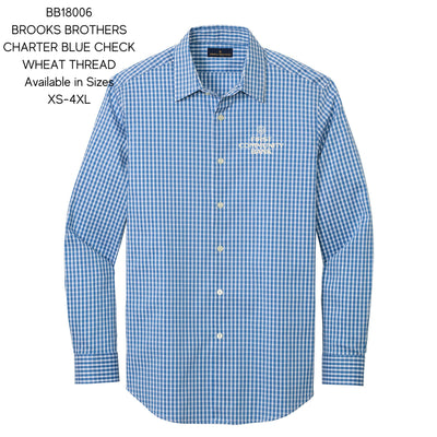 FCB Brooks Brothers Charter Blue Check