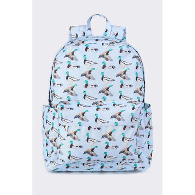 Mallard Duck Printed Kids Backpack