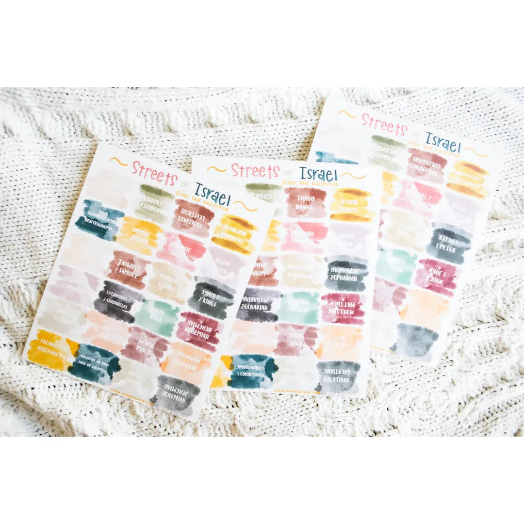 Streets of Israel Bible Tabs - Kingfolk Co