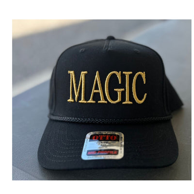Otto Rope Cap – Puff Embroidered "Magic" Logo