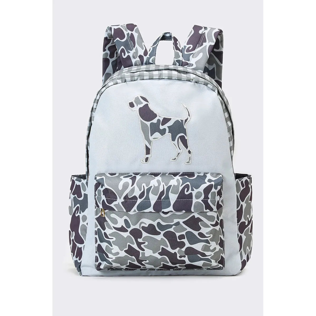 Hunting Dog Applique Printed Kids Backpack