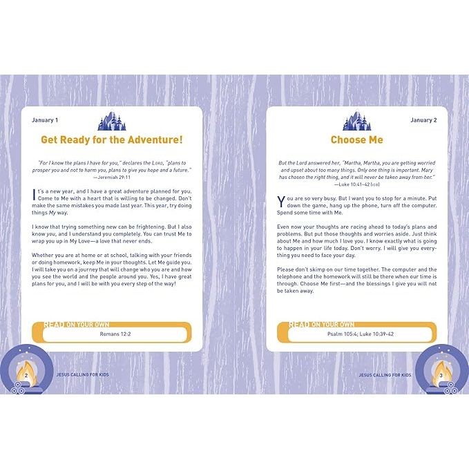 Jesus Calling for Kids Boys Edition - 365 Devotions