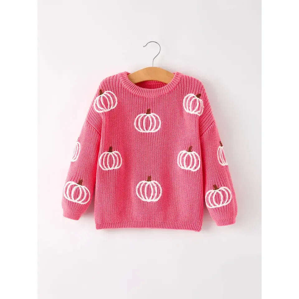 Pumpkin Knit Sweater