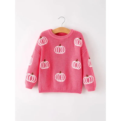 Pumpkin Knit Sweater