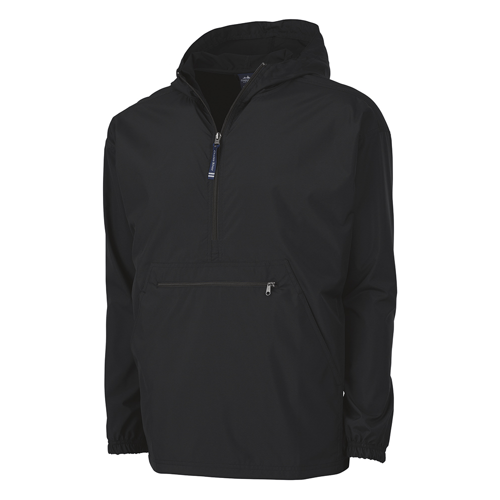 Black - Pack-N-Go Pullover - Charles River