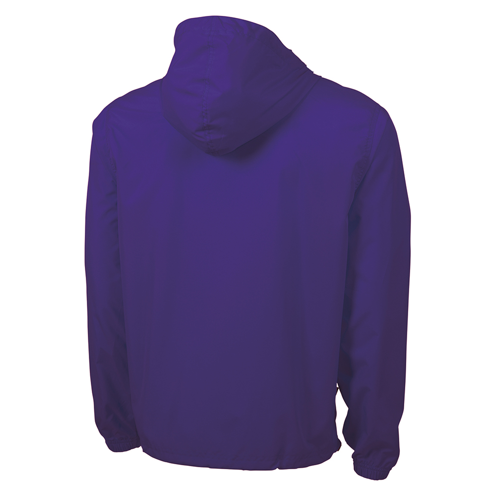 Youth Purple - Pack-N-Go Pullover - Charles River