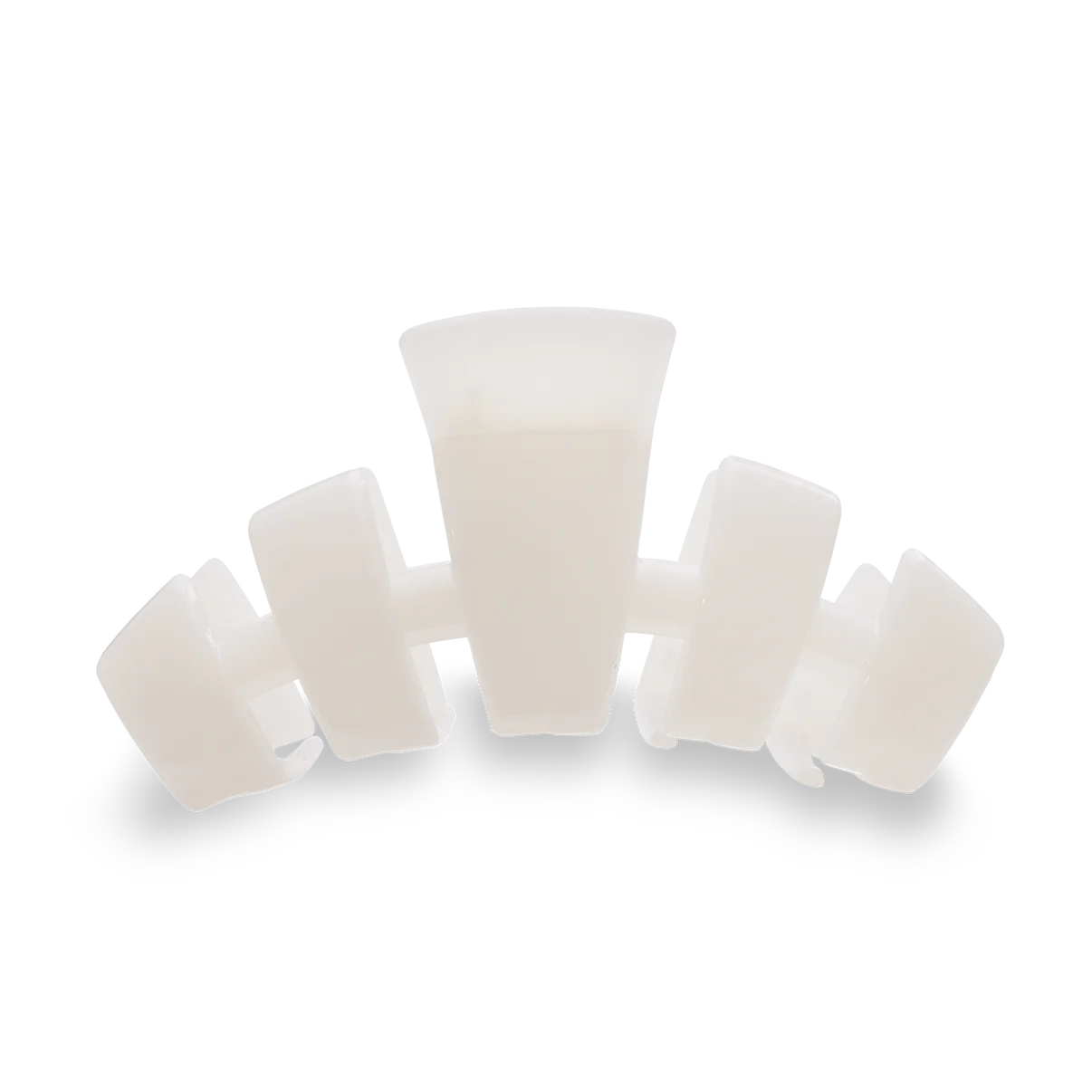 Classic Coconut White Hair Clip - Teleties