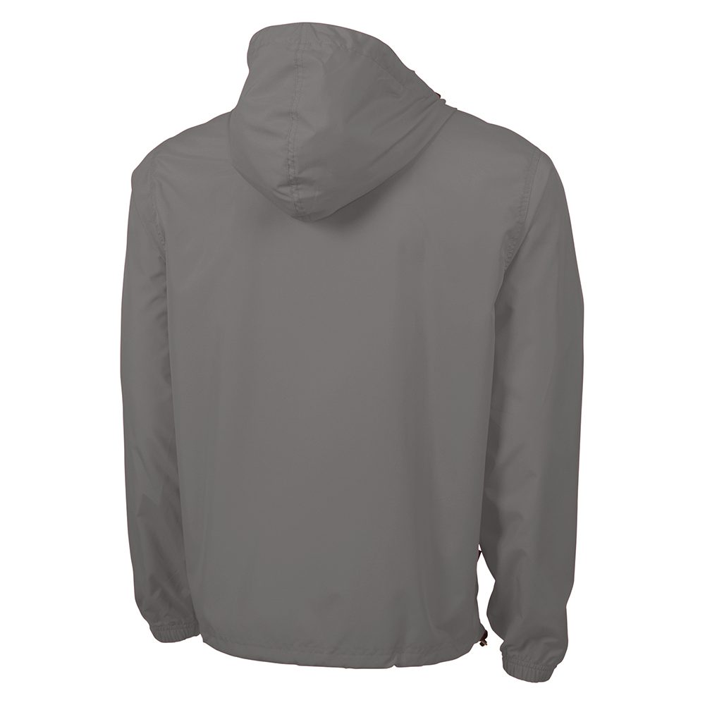 Grey - Pack-N-Go Pullover - Charles River