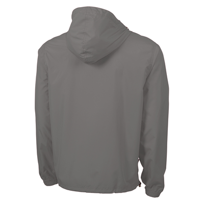 Grey - Pack-N-Go Pullover - Charles River