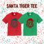 Tiger Santa Tshirt