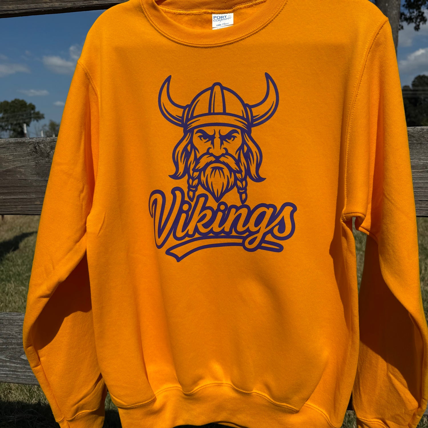 Golden Viking Spirit Head