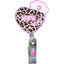 Nurse Heart Leopard ID Badge Reel