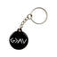 Tap to Pray - Prayer Tag Keychains - Black + God Is Greater
