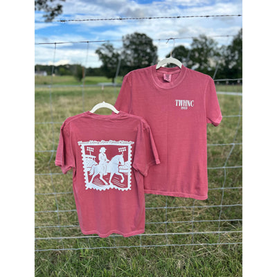 Let's Ride Stamped Horse Shirt- Female or Male Ride Available