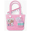 Mini Tote Bag with Charms, Critters - Hot Focus