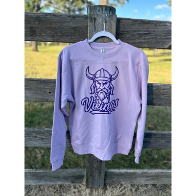 Viking Head Lilac Sweatshirt