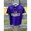 Purple Nike Drifit Shirt with Sliced Viking Design