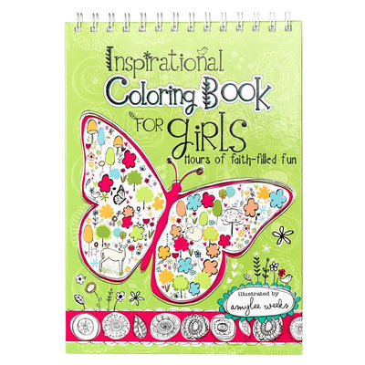 Inspirational Wirebound Coloring Book