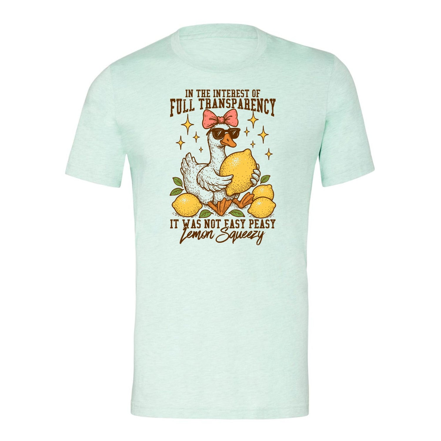 Not Easy Peasy Goose Tee - Bella Canvas - Adult Tee