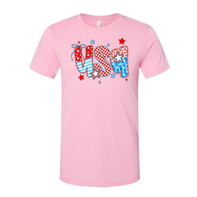 Retro USA Tee - Bella Canvas - Adult Tee