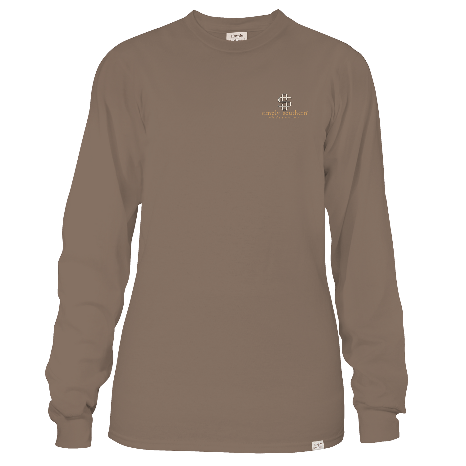 Simply Southern Youth LS Pumpkin Leaves Tee