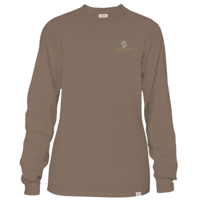 Simply Southern Youth LS Pumpkin Leaves Tee