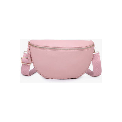 Janae Whipstitch Crossbody/Sling Bag w/ Detailed Strap - Monogrammable