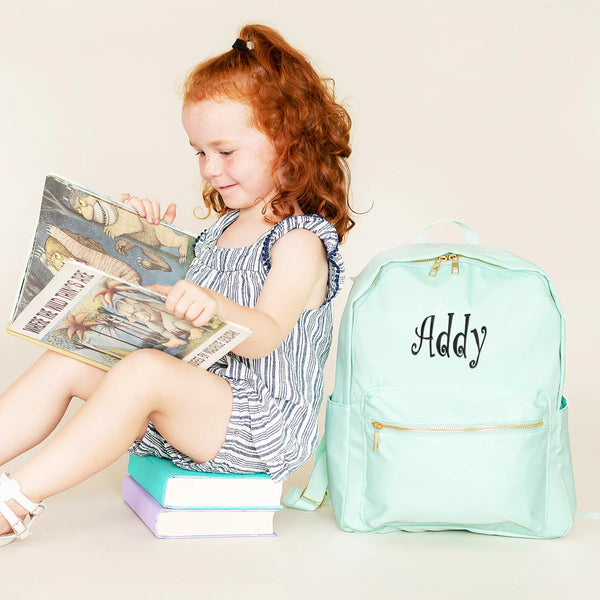 Mint Charlie Backpack Viv Lou - Main Image
