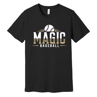 Gildan Magic Baseball Apparel – Short Sleeve, Long Sleeve, or Sweatshirt (Black)