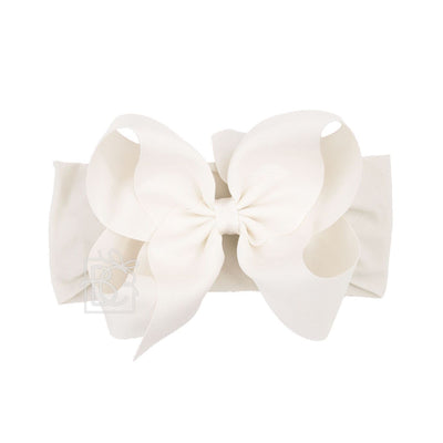 Pantyhose Headband with Grosgrain - XL