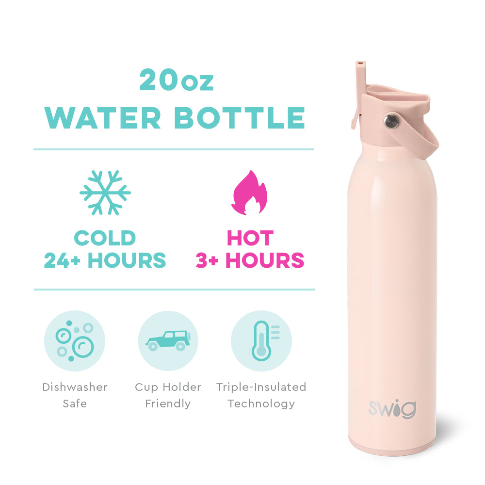 Shimmer Ballet Flip & Sip Bottle (20oz) - Swig Life
