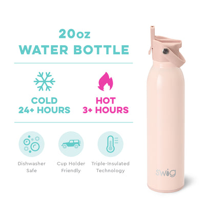 Shimmer Ballet Flip & Sip Bottle (20oz) - Swig Life